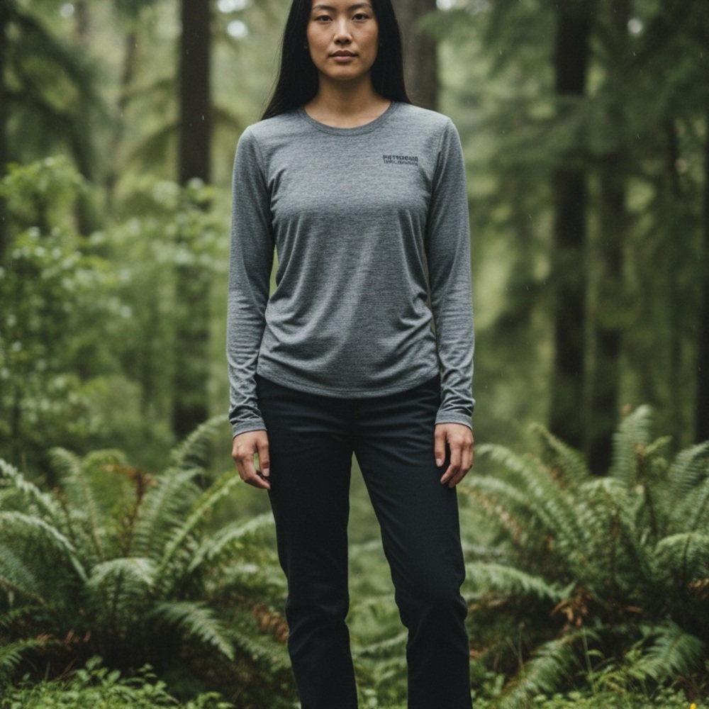 Patagonia Women's Gray Long Sleeve Tee